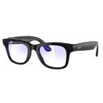 RAYBAN GLASS SHINNY BLACK, L CLEAR