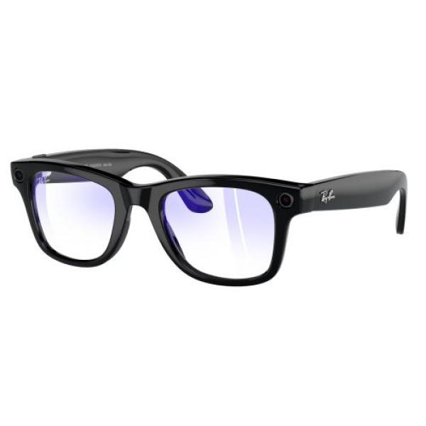 RAYBAN GLASS SHINNY BLACK, L CLEAR